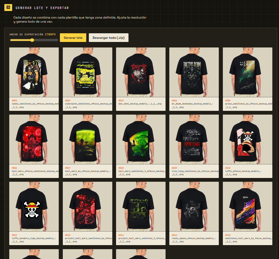 MOCKUPS EN MASA